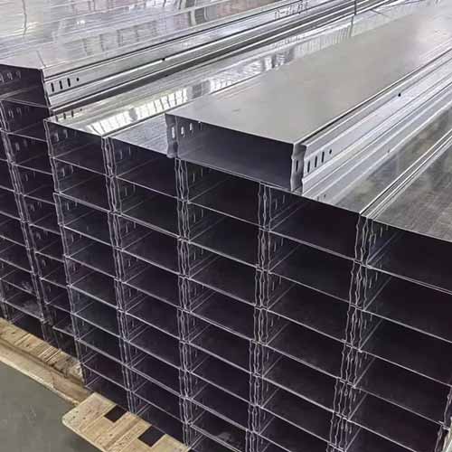 Stainless steel/aluminum/galvanized material 50mm ladder rack steel cable tray for electrics