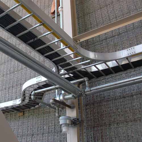 Services Available Manufacturers Aluminum Custom Heavy Duty Galvanized Cable Tray Ladder